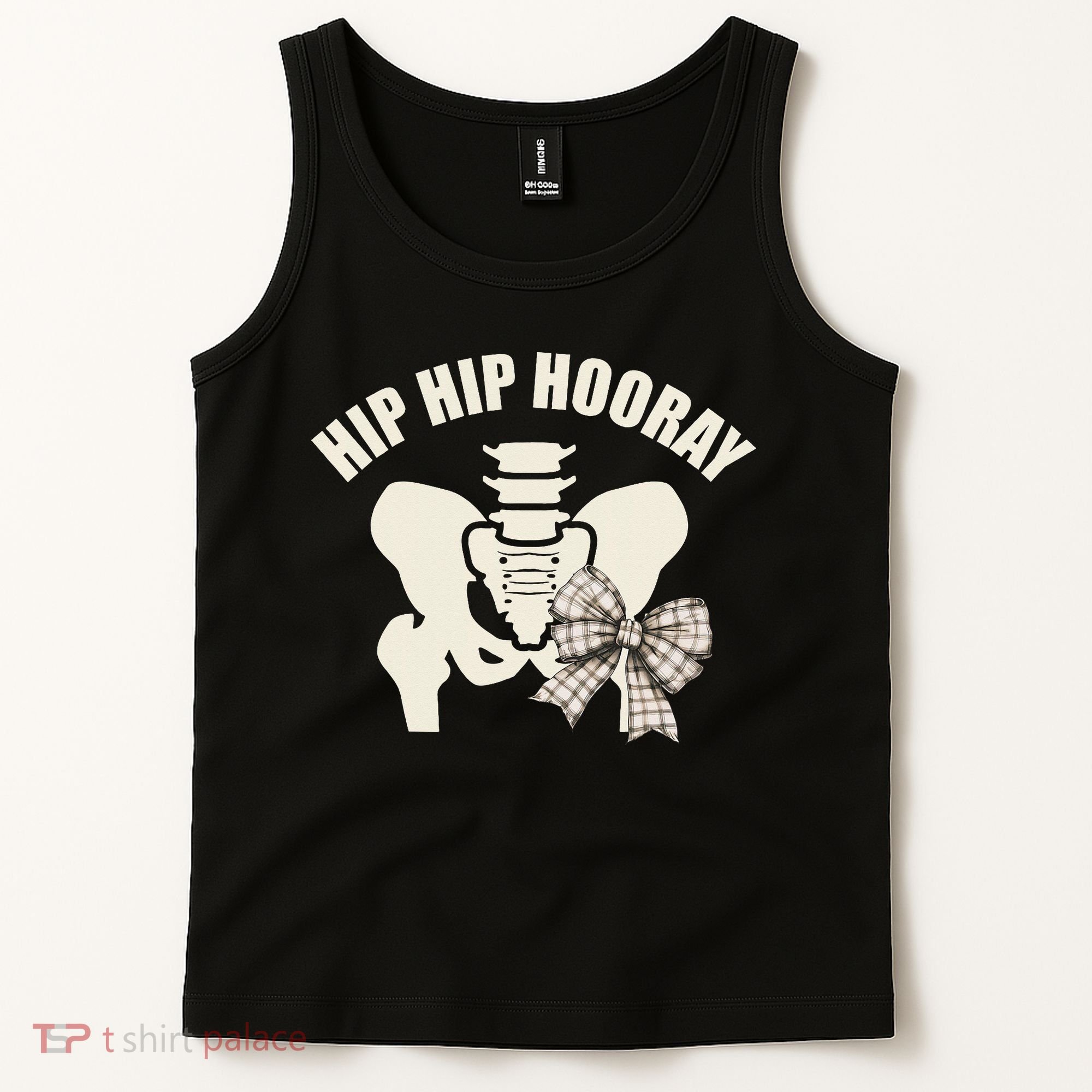 Coquette Bow Hip Hip Hooray Hip Replacement Physical Tank Top