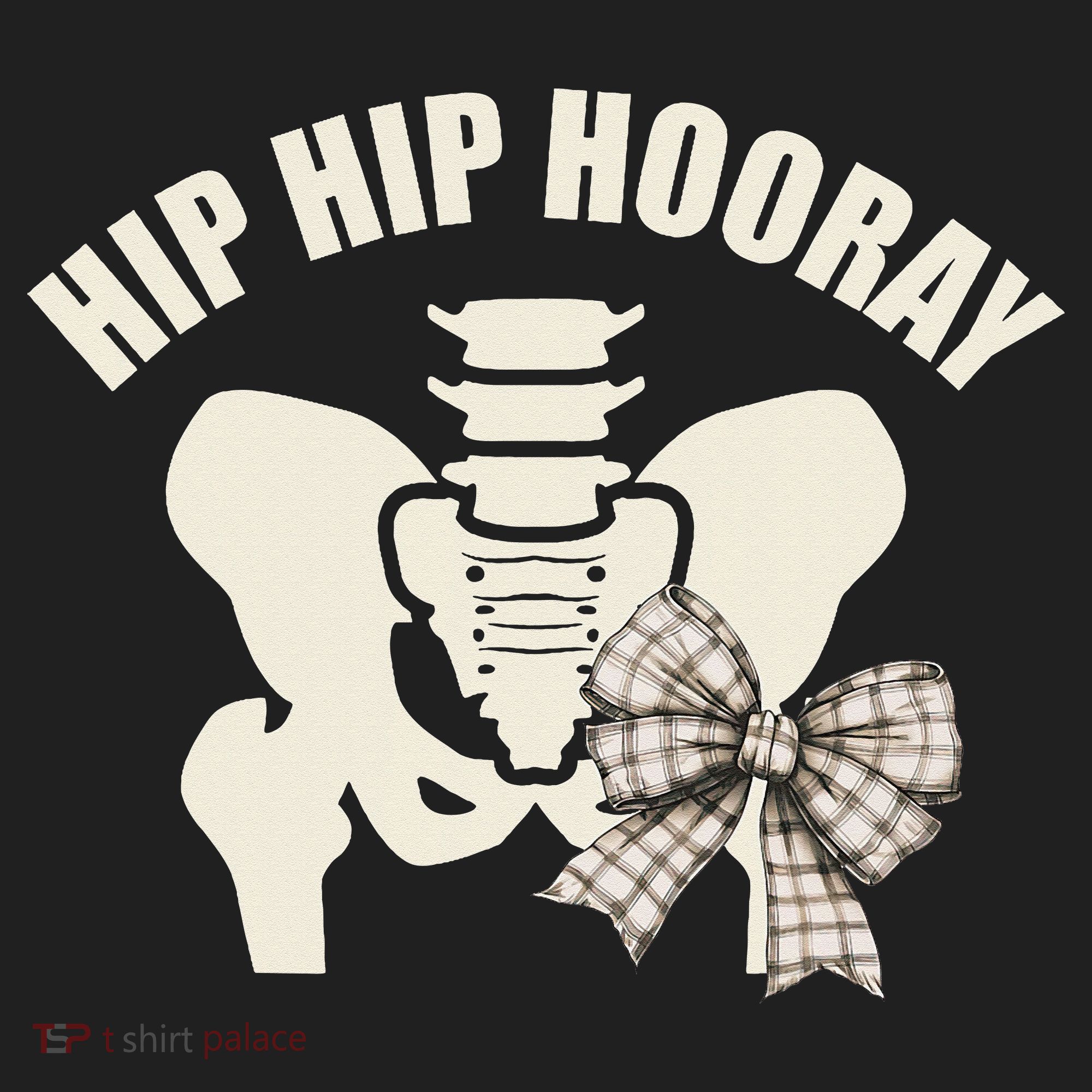 Coquette Bow Hip Hip Hooray Hip Replacement Physical Golf Towel