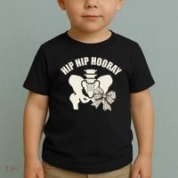 Coquette Bow Hip Hip Hooray Hip Replacement Physical Toddler T-Shirt thumb 2