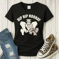 Coquette Bow Hip Hip Hooray Hip Replacement Physical Women's T-Shirt thumb 3