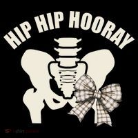Coquette Bow Hip Hip Hooray Hip Replacement Physical Women's T-Shirt thumb 6