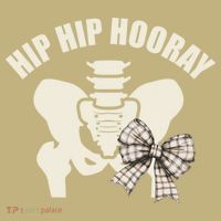 Coquette Bow Hip Hip Hooray Hip Replacement Physical T-Shirt thumb 7