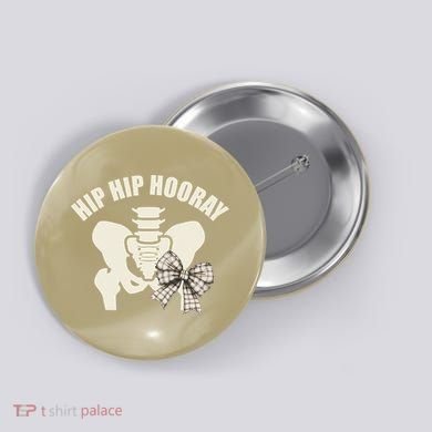 Coquette Bow Hip Hip Hooray Hip Replacement Physical Button