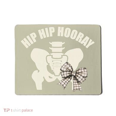 Coquette Bow Hip Hip Hooray Hip Replacement Physical Mousepad