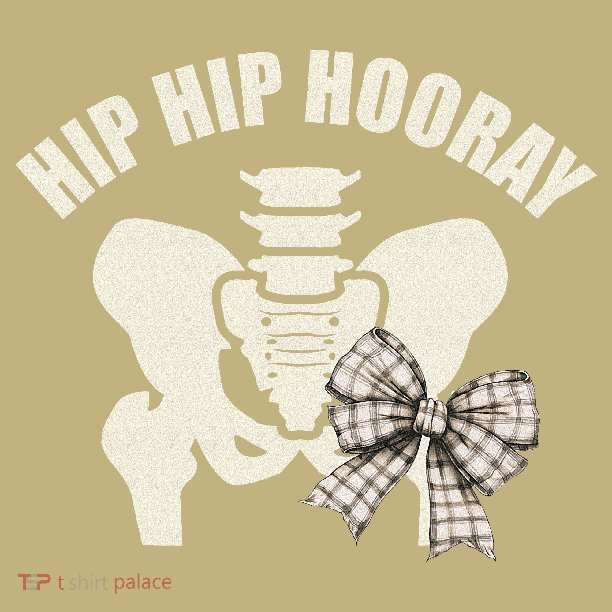 Coquette Bow Hip Hip Hooray Hip Replacement Physical Kids T-Shirt