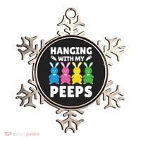 Cute Bunnies Hanging With My Peeps Cool Gift Ornament thumb 0