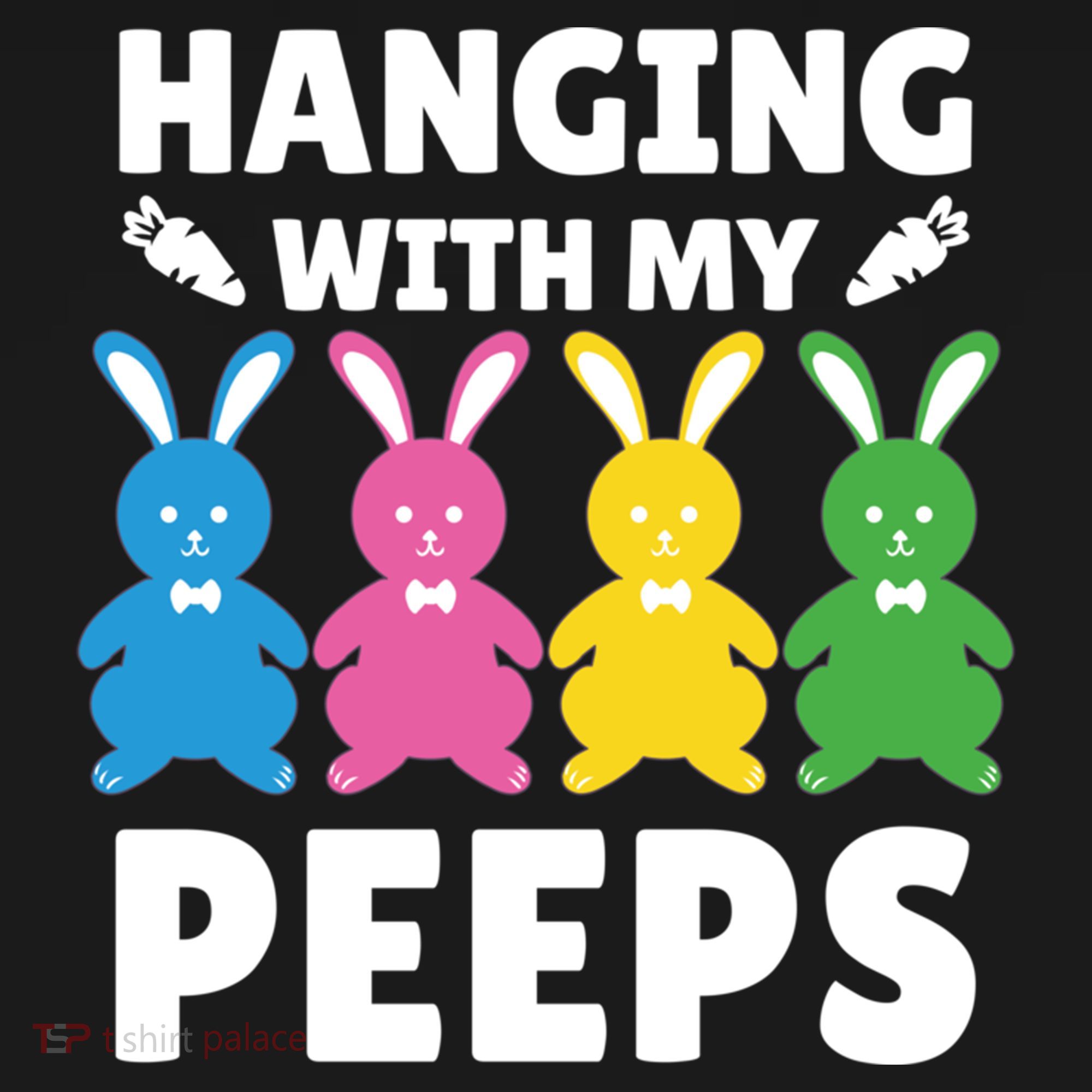 Cute Bunnies Hanging With My Peeps Cool Gift Ornament