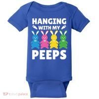 Cute Bunnies Hanging With My Peeps Cool Gift Baby Bodysuit thumb 0