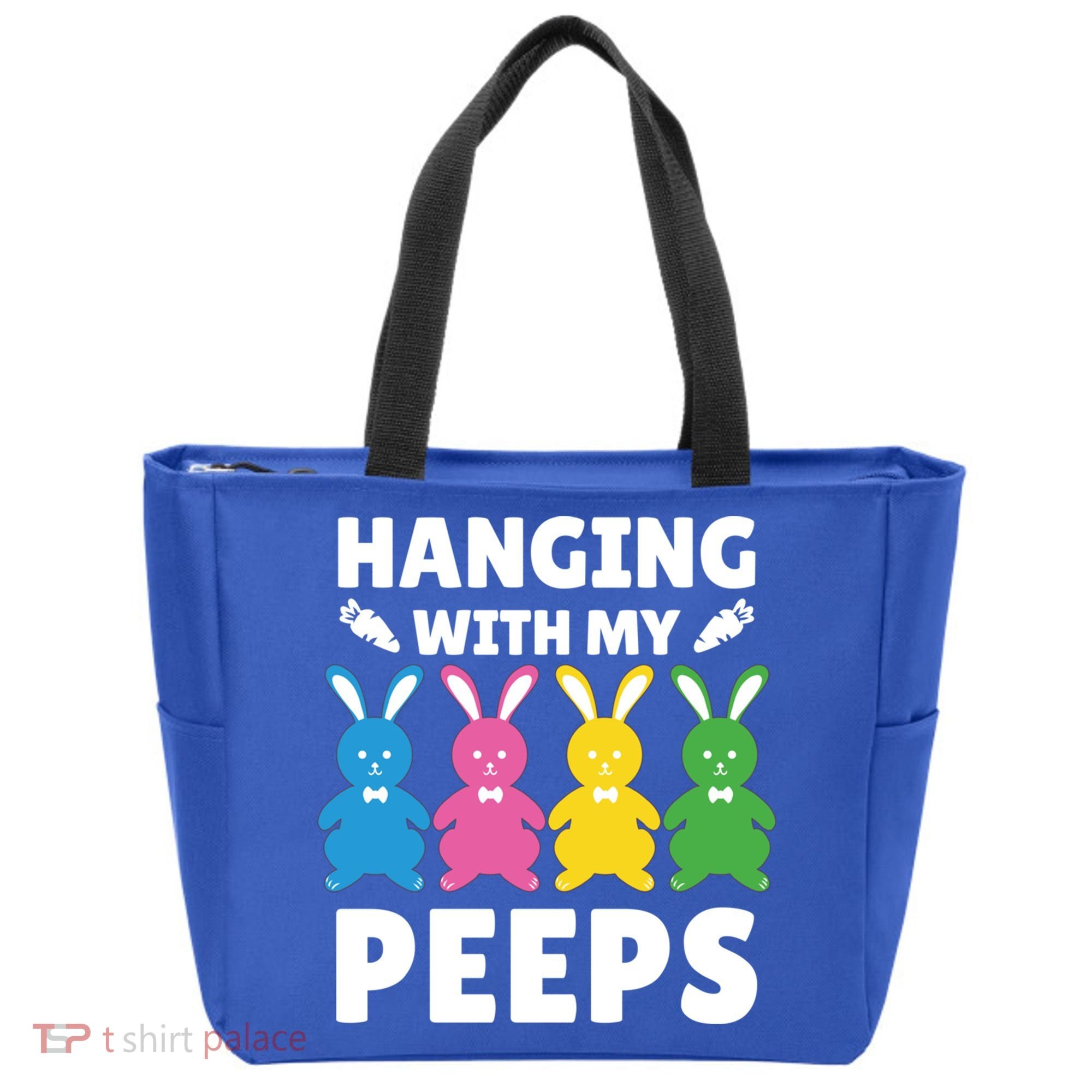 Cute Bunnies Hanging With My Peeps Cool Gift Tote Bag