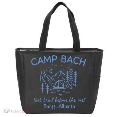 Camp Bachelorette Hiking Bachelorette Tote Bag