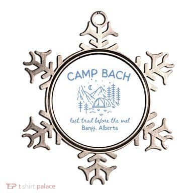 Camp Bachelorette Hiking Bachelorette Ornament