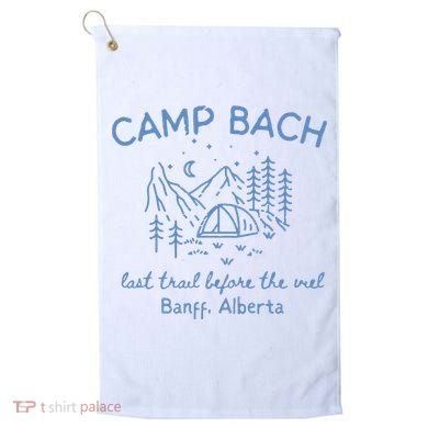 Camp Bachelorette Hiking Bachelorette Golf Towel