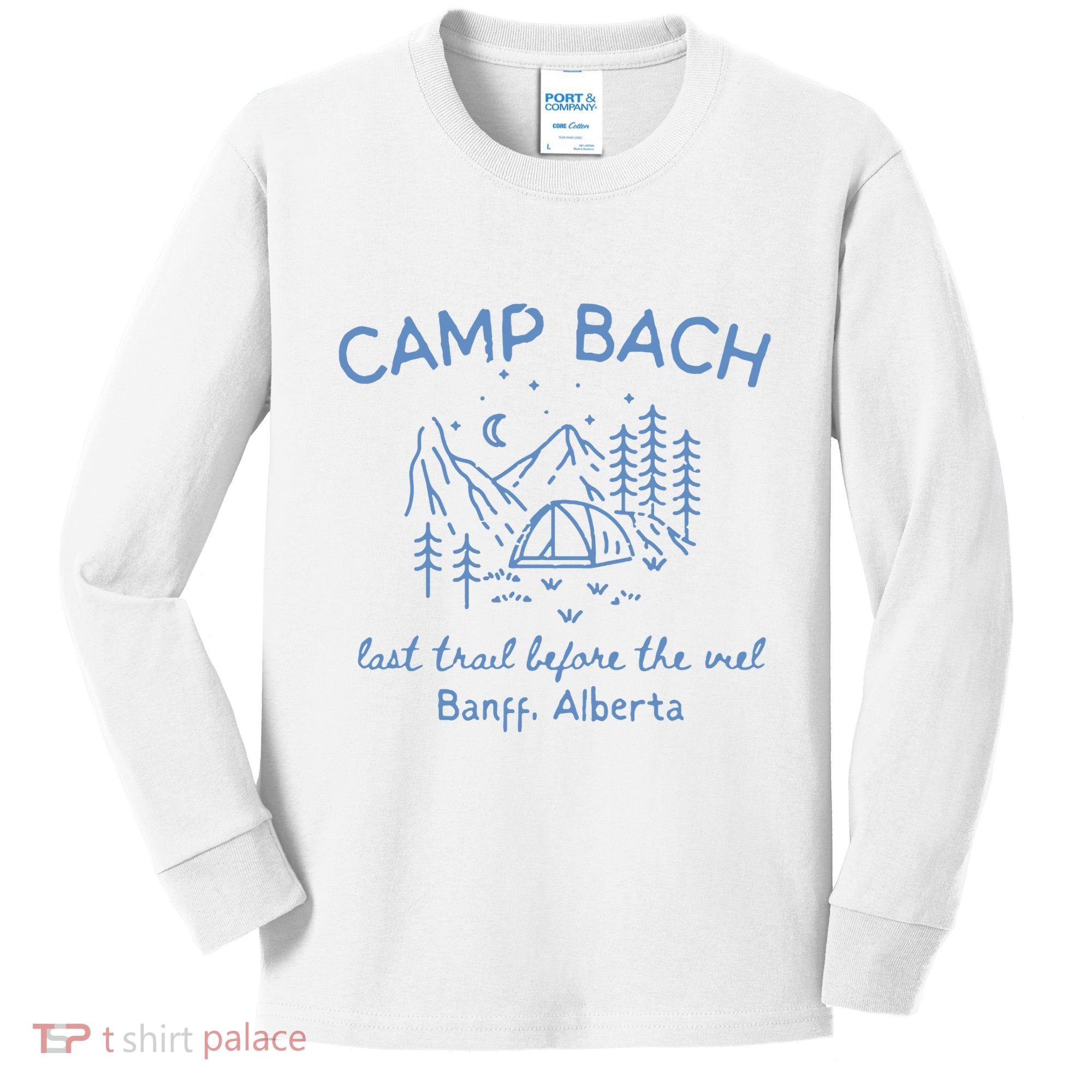 Camp Bachelorette Hiking Bachelorette Kids Long Sleeve Shirt