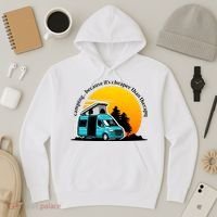 Camping Because It's Cheaper Than Therapy Hoodie thumb 3