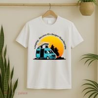 Camping Because It's Cheaper Than Therapy T-Shirt thumb 2