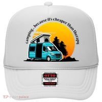 Camping Because It's Cheaper Than Therapy Hat thumb 0