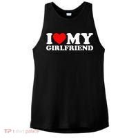 Classic Black I Love My Girlfriend Ladies PosiCharge Tri-Blend Wicking Tank thumb 0