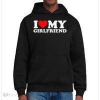 Classic Black I Love My Girlfriend District V.I.T. Heavyweight Hoodie thumb 0