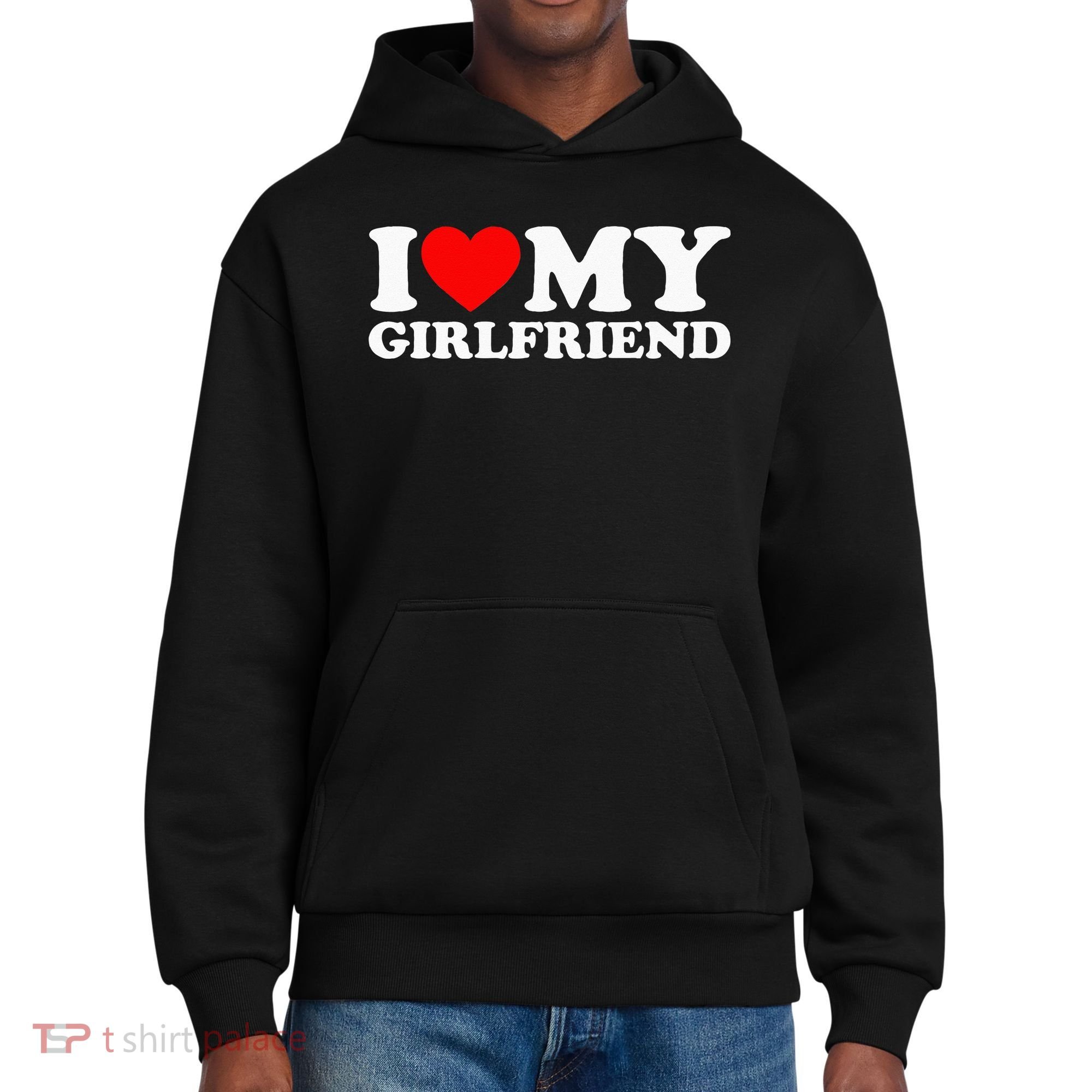Classic Black I Love My Girlfriend District V.I.T. Heavyweight Hoodie