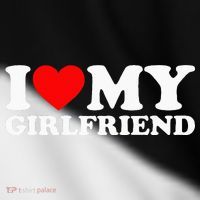 Classic Black I Love My Girlfriend Toddler Fine Jersey T-Shirt thumb 2