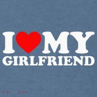 Classic Black I Love My Girlfriend Comfort Colors Garment-Dyed Hooded Sweatshirt thumb 2