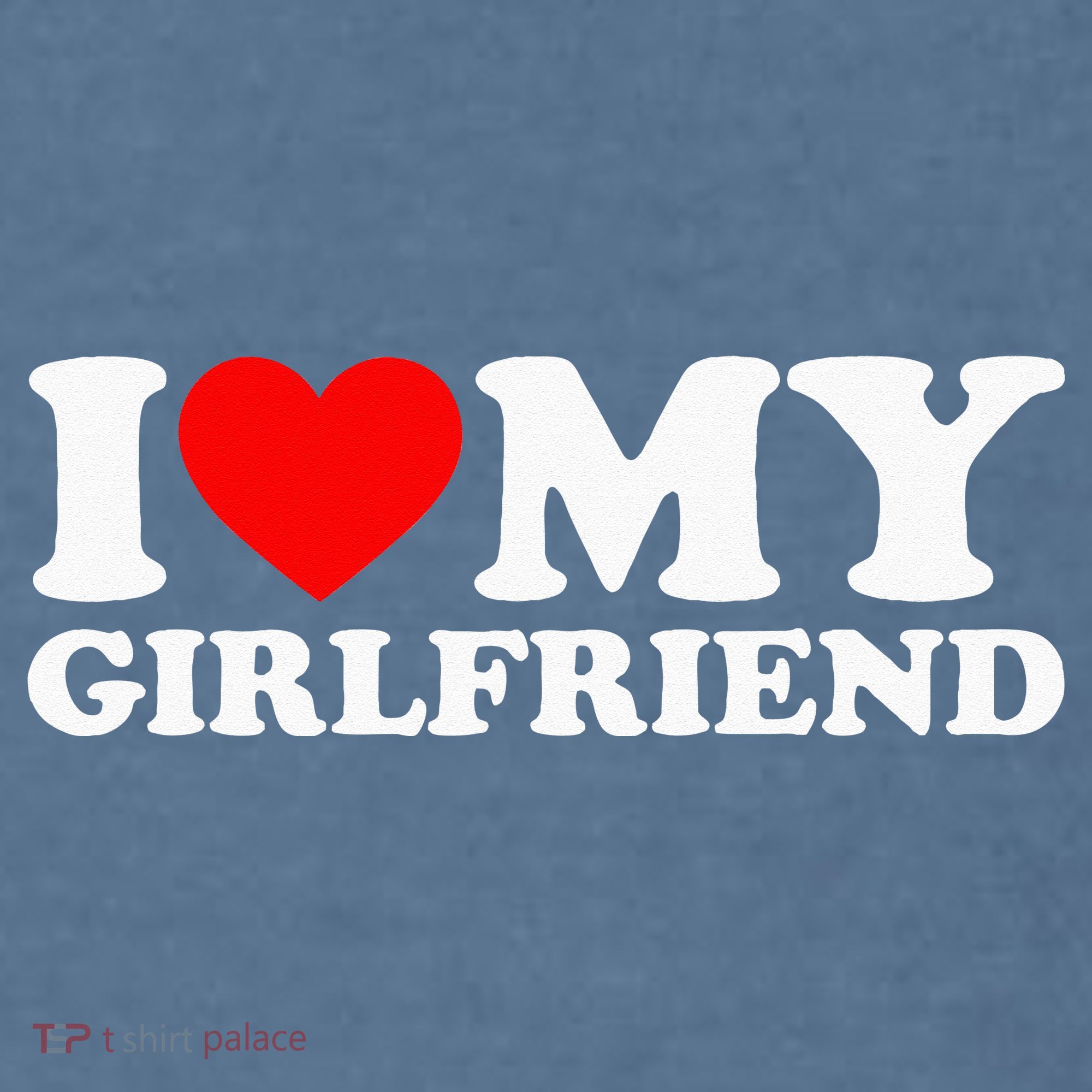 Classic Black I Love My Girlfriend Comfort Colors Garment-Dyed Hooded Sweatshirt