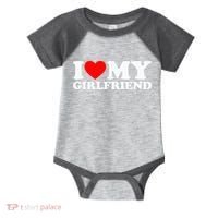 Classic Black I Love My Girlfriend Infant Baby Jersey Bodysuit thumb 0