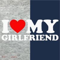 Classic Black I Love My Girlfriend Kids Colorblock Raglan Jersey thumb 2