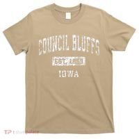 Council Bluffs Iowa Ia Vintage Established T-Shirt thumb 0