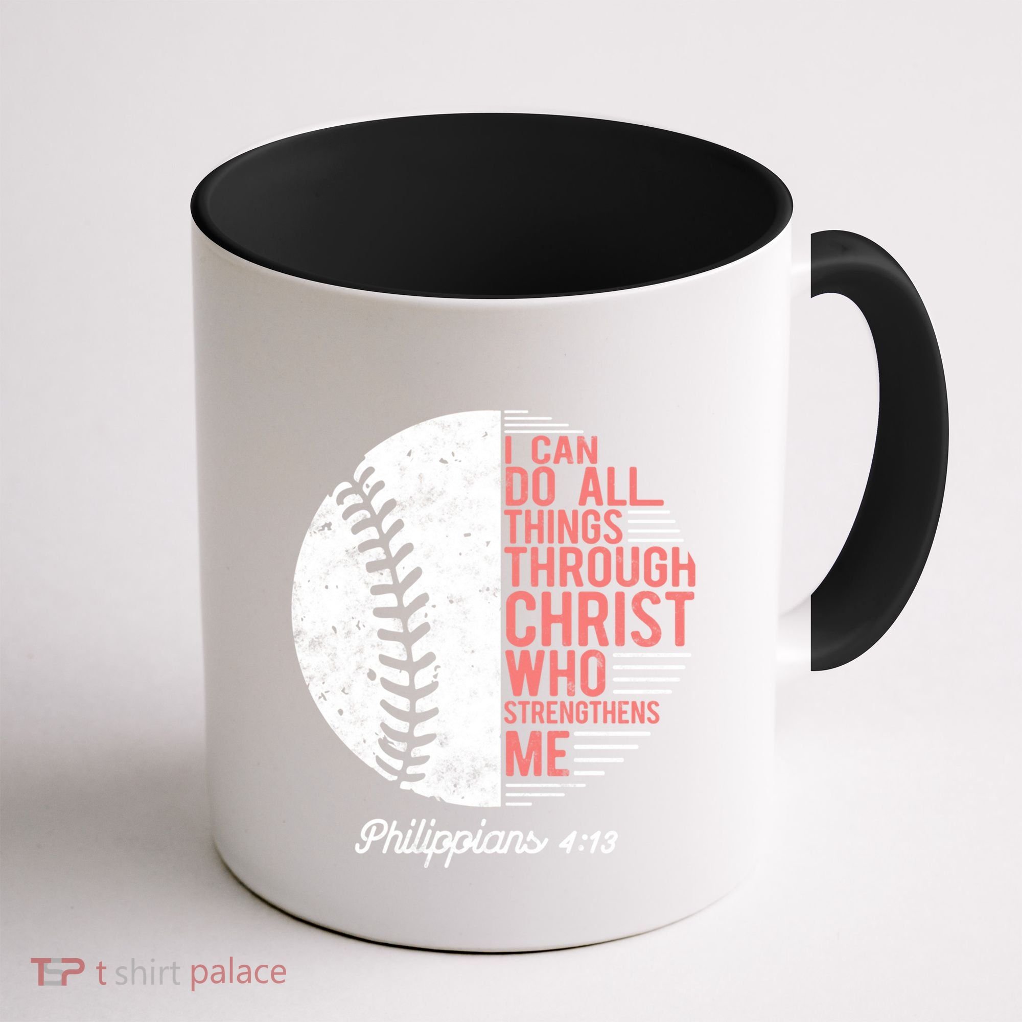 Christian Baseball I Can Do All Things Philippians Coffee Mug