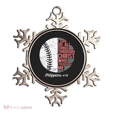 Christian Baseball I Can Do All Things Philippians Ornament
