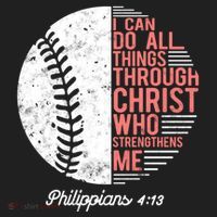 Christian Baseball I Can Do All Things Philippians Hat thumb 2