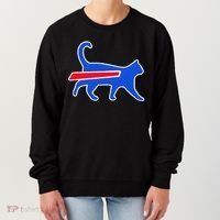 Cat Bills Is Funny Football Team Meme Women's Sweatshirt thumb 0