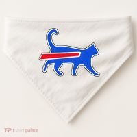 Cat Bills Is Funny Football Team Meme USA-Made Doggie Bandana thumb 0