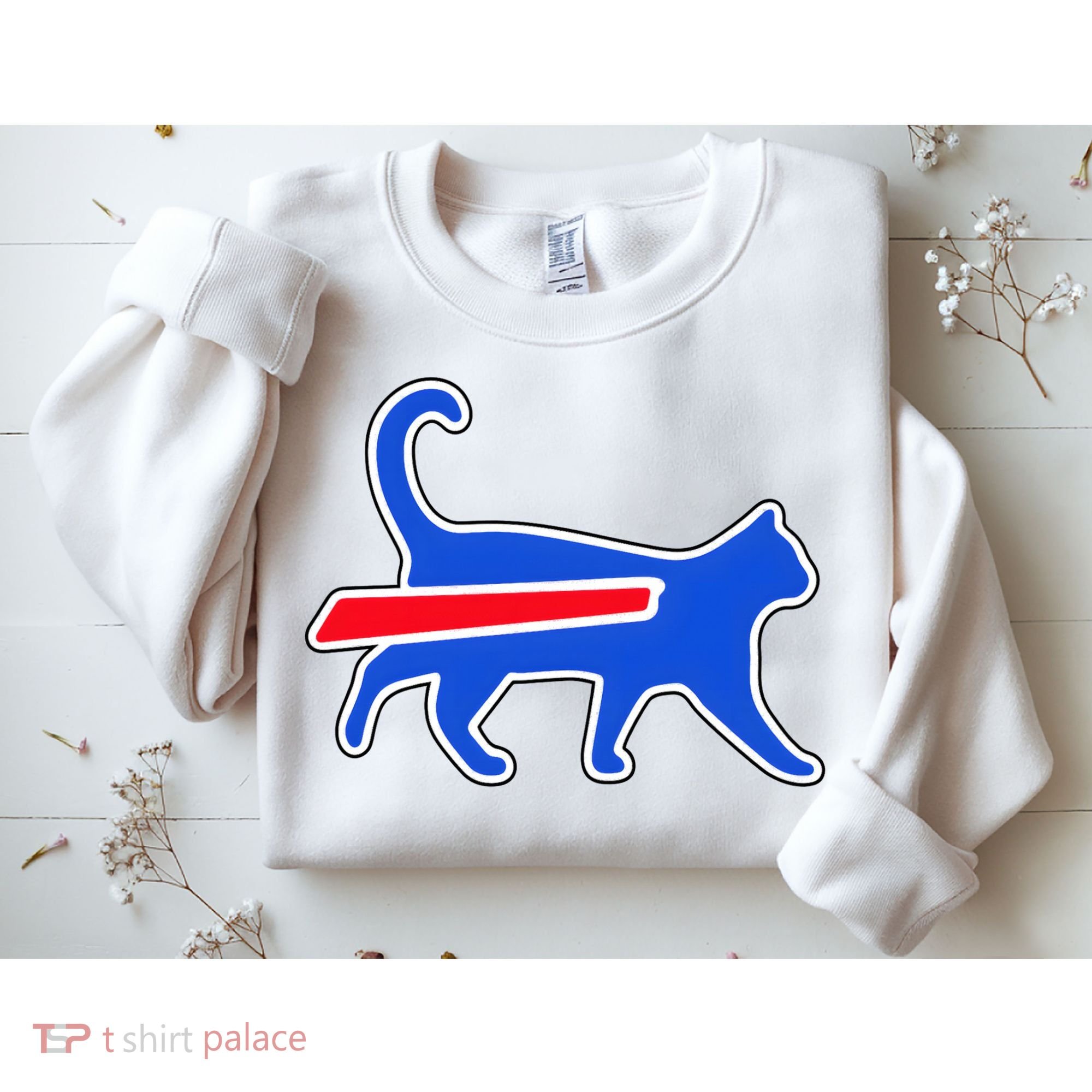 Cat Bills Is Funny Football Team Meme Sweatshirt