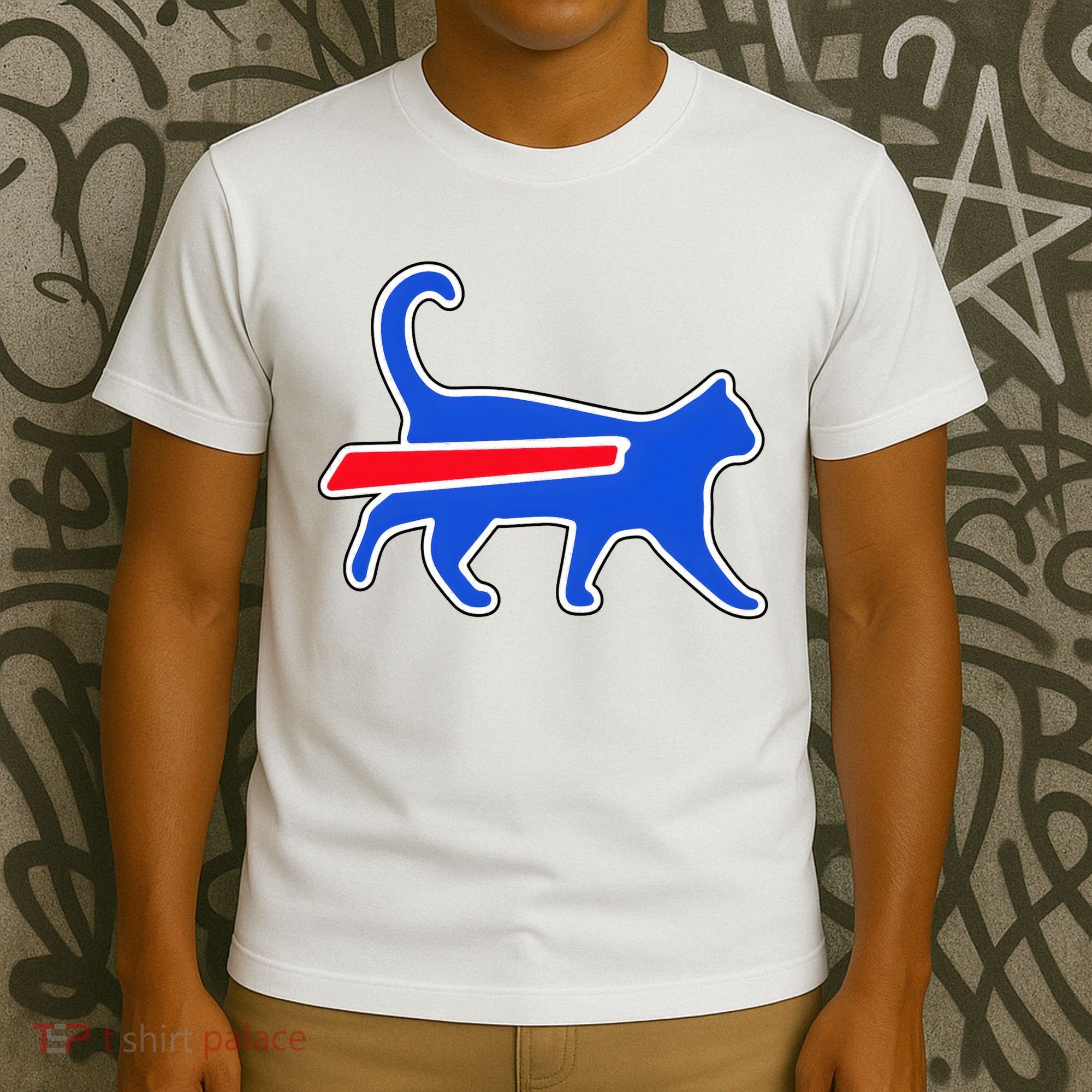 Cat Bills Is Funny Football Team Meme T-Shirt