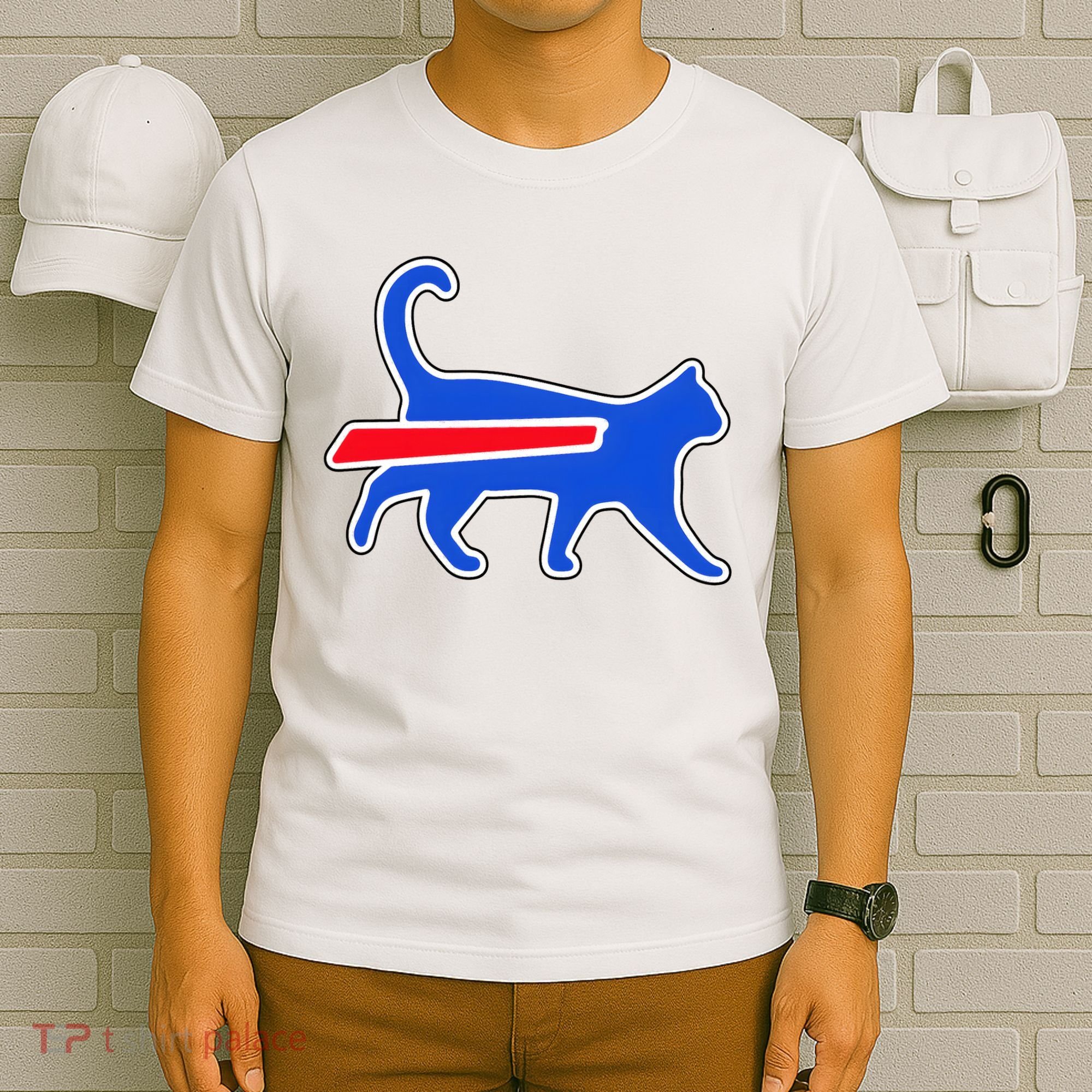Cat Bills Is Funny Football Team Meme T-Shirt