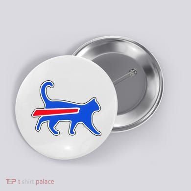 Cat Bills Is Funny Football Team Meme Button