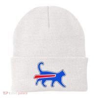 Cat Bills Is Funny Football Team Meme Beanie thumb 0