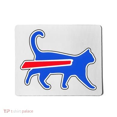Cat Bills Is Funny Football Team Meme Mousepad