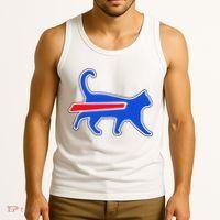 Cat Bills Is Funny Football Team Meme Tank Top thumb 3
