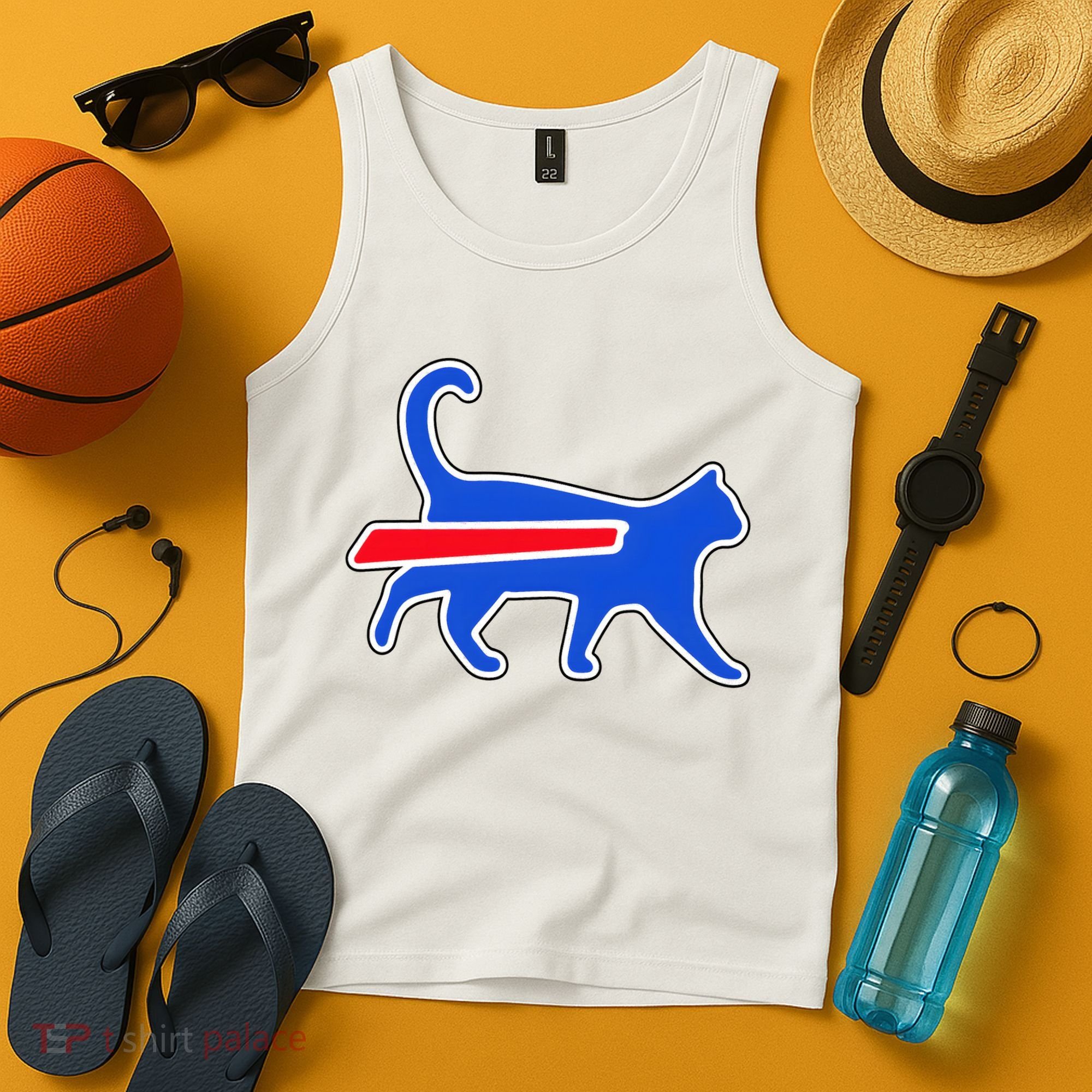 Cat Bills Is Funny Football Team Meme Tank Top
