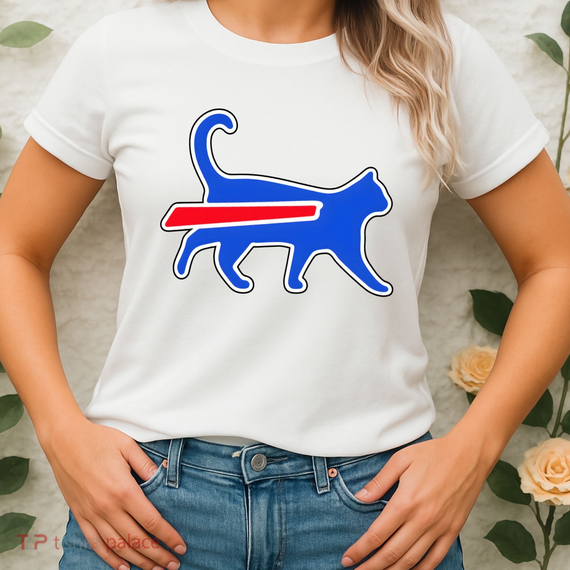 Cat Bills Is Funny Football Team Meme Women's T-Shirt