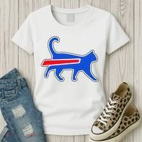 Cat Bills Is Funny Football Team Meme Women's T-Shirt thumb 3