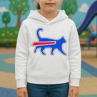 Cat Bills Is Funny Football Team Meme Kids Hoodie thumb 3