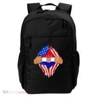 Croatian Blood Inside Me | Croatia Flag Gift Backpack thumb 0