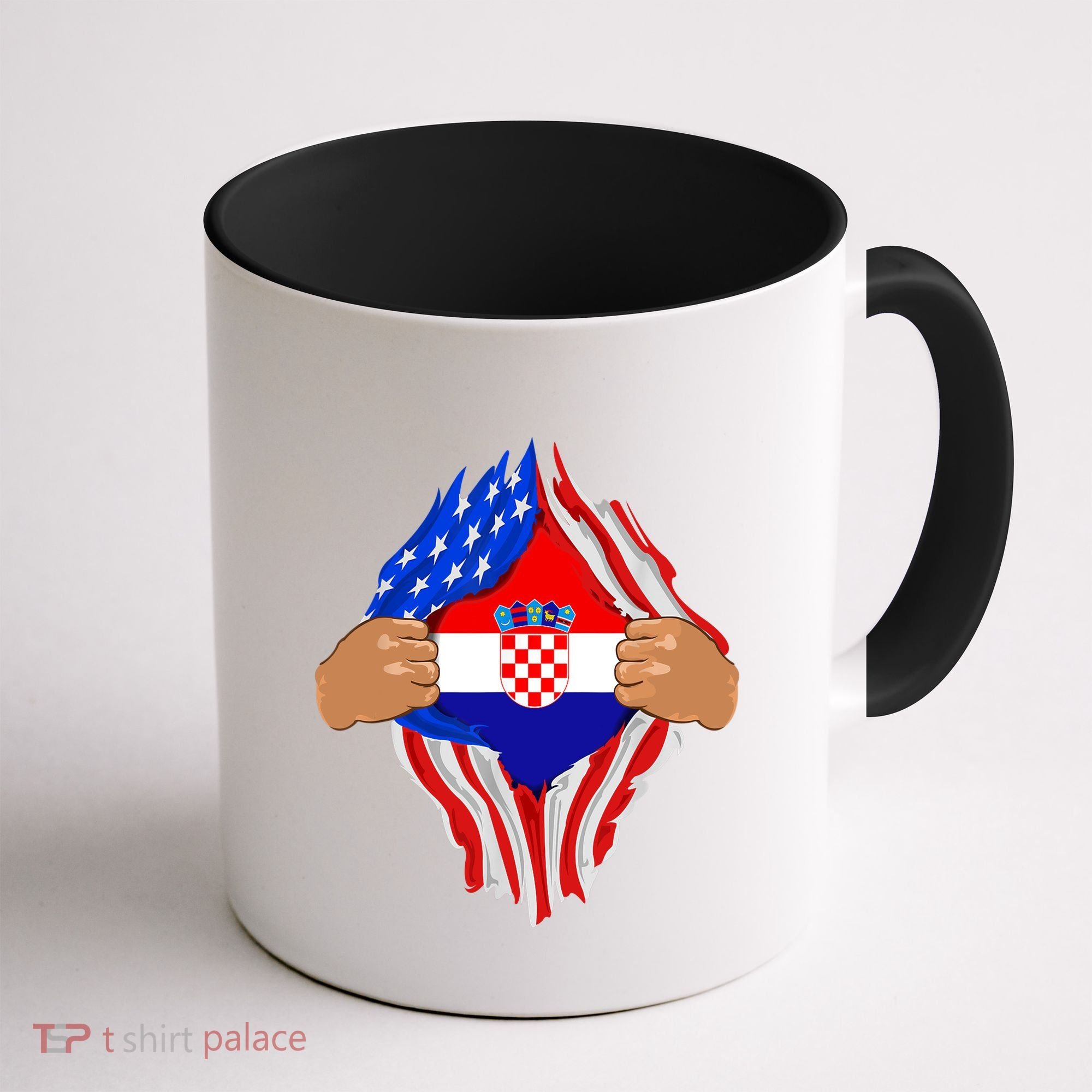Croatian Blood Inside Me | Croatia Flag Gift Coffee Mug