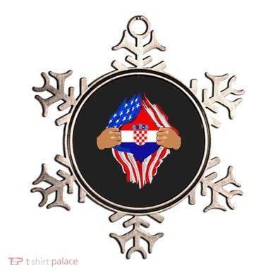 Croatian Blood Inside Me | Croatia Flag Gift Ornament