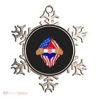 Croatian Blood Inside Me | Croatia Flag Gift Ornament thumb 0