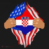 Croatian Blood Inside Me | Croatia Flag Gift Ornament thumb 1